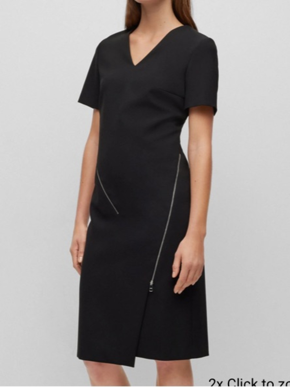 Hugo Boss Duzira Dress - Black, Size 4